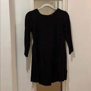 Black shift dress